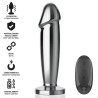 Intense - Plug Anal 10 Vibrations Gode Métallique Avec Télécommande S